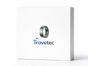 Trovetec AI Smart Ring Health Tracker: Sleep, HR, SpO2 & Stress Monitor